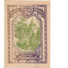 50 Heller Sittendorf