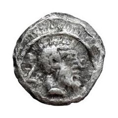 Silver 1/2 As Male head series II