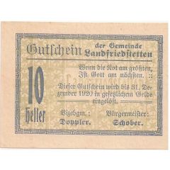 10 Heller Landfriedstetten