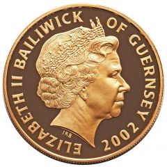 5 Pounds - Elizabeth II The Work Continues, Gold Proof