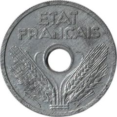 20 centimes Etat français type vingt