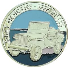 jeton touristique - Souvenirs et Patrimoine - D-Day -Jeep Willys