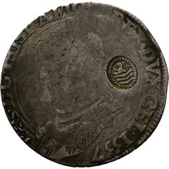 1 Daalder `Philipsdaalder` - Philip II ANG - Countermark A27.1