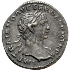 Quinarius - Trajan COS V P P S P Q R OPTIMO PRINC, Victory