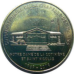 Monnaie de Paris Tourist Token - La Cotinière Cinquantenaire de la chapelle des marins - 1969-2019