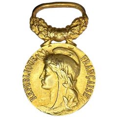 Médaille du Travail Modèle Aubert, échelon Or