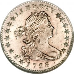 1/2 Dime `Draped Bust Half Dime` small eagle
