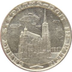 1 Stephansgroschen Vienna, Silver Proof