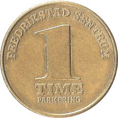 Parking Token - Fredrikstad Sentrum 1 Time Parkering