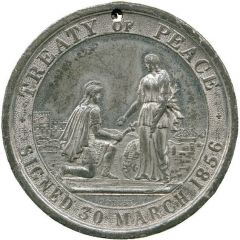 Medal - Victoria Treaty of Paris, Ottley