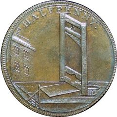 1/2 Penny Middlesex - Skidmore`s / Louis XVI and M. Antoinette