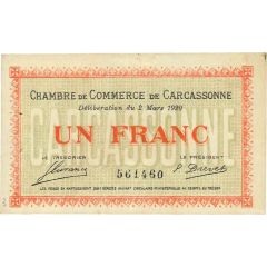 1 Franc - Chambre de commerce de Carcassonne [11]