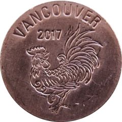 Royal Canadian Mint Token - Year of the Rooster Vancouver