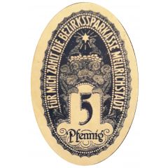 5 Pfennig Bezirkssparkasse