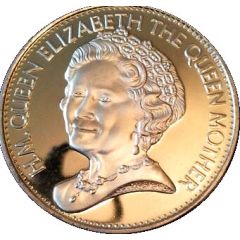 Medal - Queen Elizabeth The Queen Mother 85th Birthday