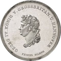 1 Thaler - George IV Ausbeutekonventionstaler