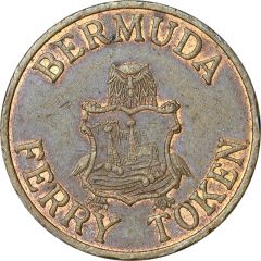 Ferry Token Paget-Warwick Route, Copper