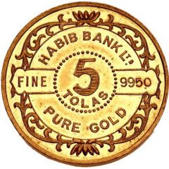 5 Gold Tolas Habib Bank Ltd.