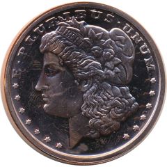 1 oz Copper Morgan Dollar