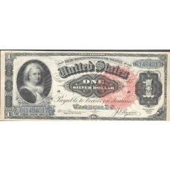 1 Dollar Silver Certificate - `Martha`
