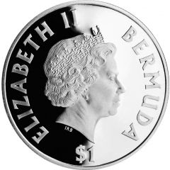 1 Dollar - Elizabeth II `Bermuda`, Silver Proof Issue