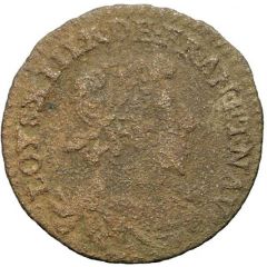Double Tournois - Louis XIII Paris mint, 7th type