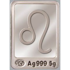 5 Grams Silver Zodiac signs - Leo