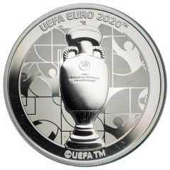 1 Pound - Elizabeth II UEFA Euro 2020 - Trophy
