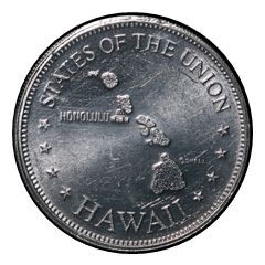 Token - Shell’s States of the Union Coin Game, Version 1 Hawaii, Instant Winner