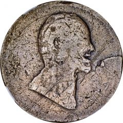 1/2 Penny George III right