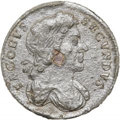 1/2 Penny - James II