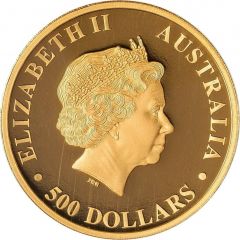 500 Dollars - Elizabeth II 4th Portrait - Koala - Gold Bullion Coin