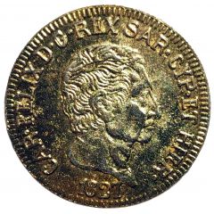 5 Lire - Carlo Felice Replica