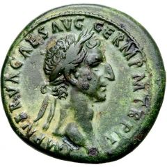 Sestertius - Nerva IMP II COS IIII P P S C, Pax