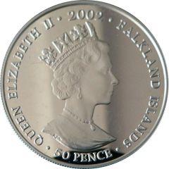 50 Pence - Elizabeth II Coronation coach, silver piedfort