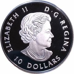 10 Dollars - Elizabeth II Grizzly Bear
