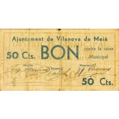 50 Céntimos Vilanova de Meià