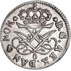 2 Skilling Dansk - Frederik IV