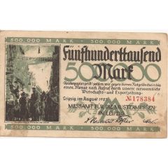 500 000 Mark Messamt für die Mustermessen in Leipzig