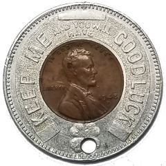 Encased Token - The National Memorial Stone Co. Defiance, Ohio