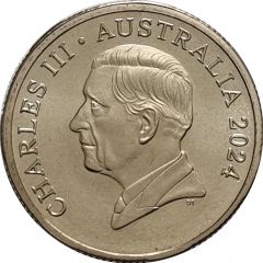 1 Dollar - Charles III 1st Portrait - Four Plush Kangaroos