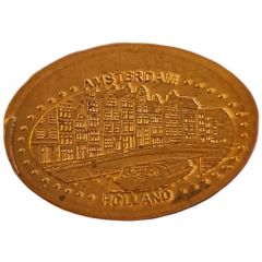 Elongated coin - Amsterdam