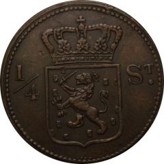 1/4 Stuiver - Willem I