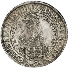 1 Speciedaler - Christian IV King bust, type 2