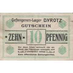 10 Pfennig Gefangenen-Lager