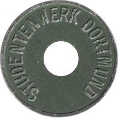 Supermarket deposit token - Pfand Marke Studentenwerk Dortmund