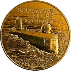 Tourist token - Monnaie de Paris - Lorient - Flore submarine