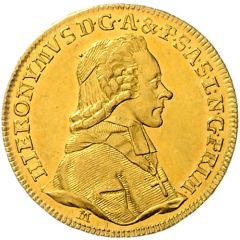 1 Ducat - Hiéronymus von Colloredo 12th Jubileum