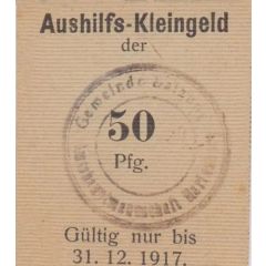 50 Pfennigs Satzung