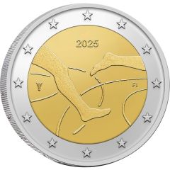 2 Euro Finland-Sweden Athletics International 100 years